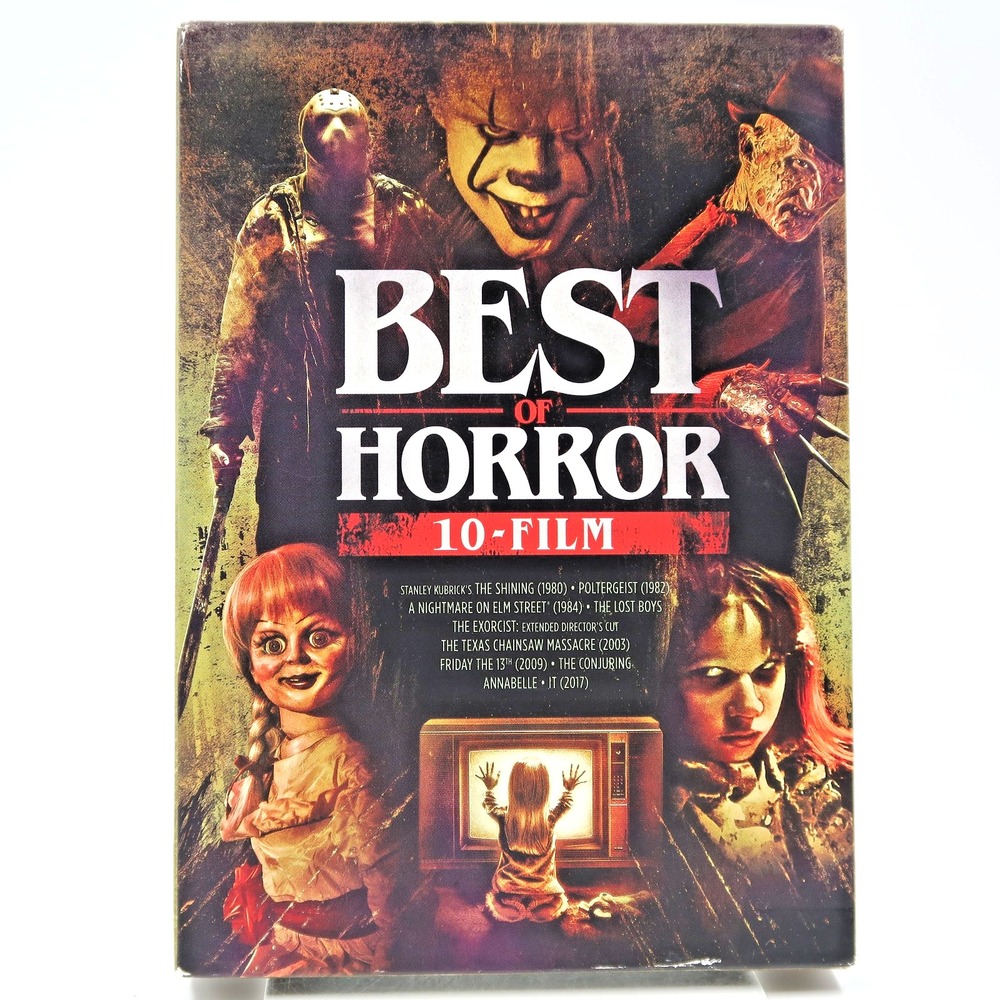 Best of Horror 10 Film DVD Collection The Shining IT Conjuring Annabelle 2019